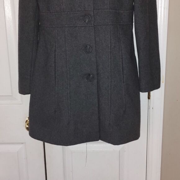 Merona  gray wool blend coat  Sz M - Picture 2 of 6